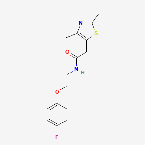 2-(2,4-dimethylthiazol-5-yl)-N-(2-(4-fluorophenoxy)ethyl)acetamide