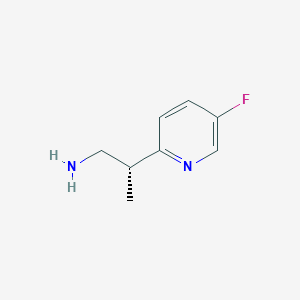 (2R)-2-(5-Fluoropyridin-2-yl)propan-1-amine
