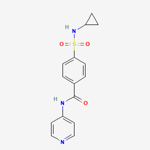 4-(cyclopropylsulfamoyl)-N-pyridin-4-ylbenzamide