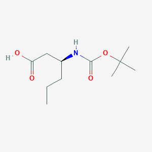 (S)-3-((Tert-butoxycarbonyl)amino)hexanoic acid