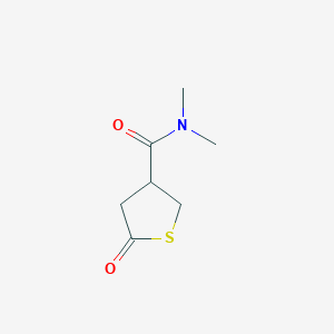 molecular formula C7H11NO2S B2808684 N,N-Dimethyl-5-oxothiolane-3-carboxamide CAS No. 140936-90-9