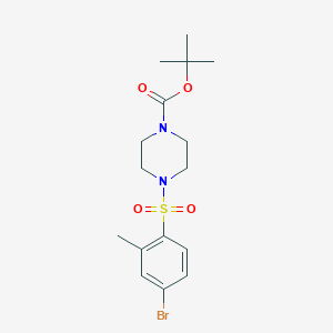 1,1-Dimethylethyl 4-[(4-bromo-2-methylphenyl)sulfonyl]-1-piperazinecarboxylate