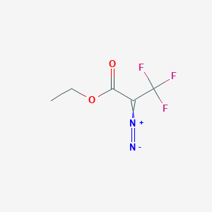 molecular formula C5H5F3N2O2 B2808699 Ethyl 2-Diazo-3,3,3-trifluoro-propionate CAS No. 59733-95-8