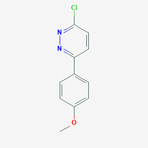 molecular formula C11H9ClN2O B028087 3-氯-6-(4-甲氧苯基)吡啶二嗪 CAS No. 58059-31-7