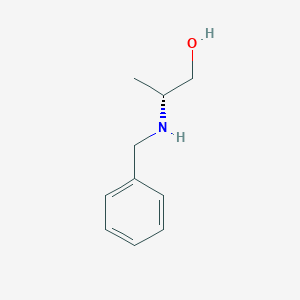 molecular formula C10H15NO B2808715 (R)-2-(Benzylamino)propan-1-ol CAS No. 6940-80-3; 74609-49-7