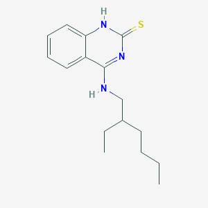 molecular formula C16H23N3S B2808791 4-(2-ethylhexylamino)-1H-quinazoline-2-thione CAS No. 896698-06-9