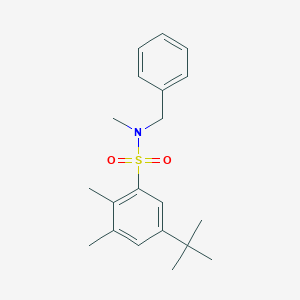 N-benzyl-5-tert-butyl-N,2,3-trimethylbenzenesulfonamide