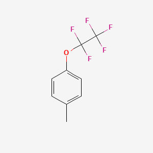 molecular formula C9H7F5O B2808897 1-Methyl-4-(1,1,2,2,2-pentafluoroethoxy)benzene CAS No. 57076-58-1
