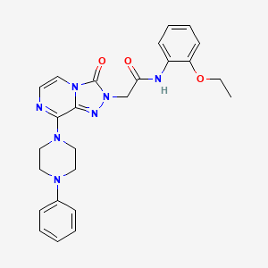 N-(3-chlorophenyl)-4-{[3-(3-methylphenyl)-3H-imidazo[4,5-b]pyridin-2-yl]methyl}piperazine-1-carboxamide