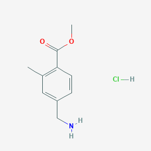 Methyl 4-(aminomethyl)-2-methylbenzoate;hydrochloride