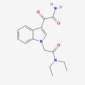2-[1-[2-(Diethylamino)-2-oxoethyl]indol-3-yl]-2-oxoacetamide