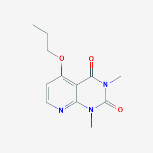 molecular formula C12H15N3O3 B2808976 1,3-dimethyl-5-propoxypyrido[2,3-d]pyrimidine-2,4(1H,3H)-dione CAS No. 921464-41-7