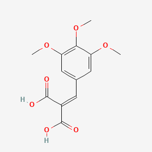 B2809003 2-[(3,4,5-trimethoxyphenyl)methylidene]propanedioic Acid CAS No. 682805-47-6