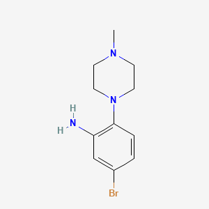 5-Bromo-2-(4-methylpiperazin-1-yl)aniline