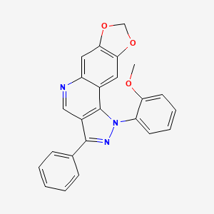 1-(2-methoxyphenyl)-3-phenyl-1H-[1,3]dioxolo[4,5-g]pyrazolo[4,3-c]quinoline