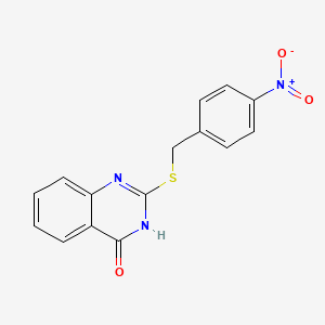 2-{[(4-Nitrophenyl)methyl]sulfanyl}-3,4-dihydroquinazolin-4-one