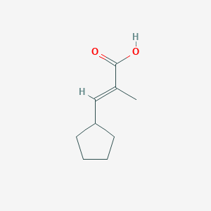 B2809068 (E)-3-cyclopentyl-2-methylacrylic acid CAS No. 773112-99-5