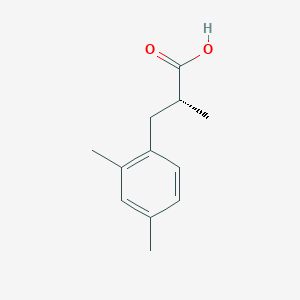 molecular formula C12H16O2 B2809092 (2R)-3-(2,4-Dimethylphenyl)-2-methylpropanoic acid CAS No. 2248201-68-3