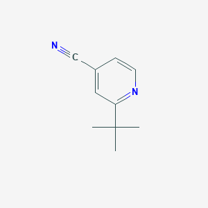 molecular formula C10H12N2 B2809146 2-Tert-butylpyridine-4-carbonitrile CAS No. 33538-09-9