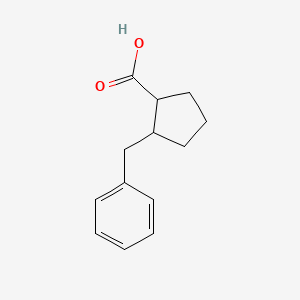 molecular formula C13H16O2 B2809148 2-苄基环戊烷-1-羧酸 CAS No. 73742-04-8