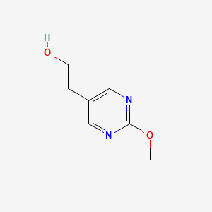molecular formula C7H10N2O2 B2809228 2-(2-Methoxypyrimidin-5-yl)ethan-1-ol CAS No. 1000572-80-4