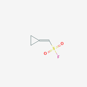 molecular formula C4H5FO2S B2809251 环丙亚甲磺酰氟 CAS No. 1909317-04-9