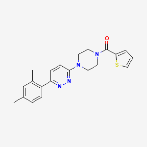 (4-(6-(2,4-Dimethylphenyl)pyridazin-3-yl)piperazin-1-yl)(thiophen-2-yl)methanone