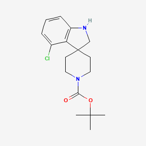 tert-Butyl 4-chlorospiro[indoline-3,4'-piperidine]-1'-carboxylate