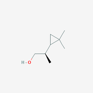 molecular formula C8H16O B2809297 (2R)-2-(2,2-Dimethylcyclopropyl)propan-1-ol CAS No. 2248213-38-7