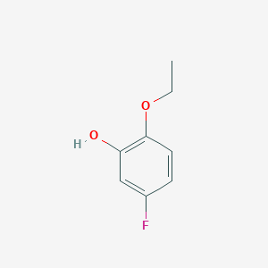 molecular formula C8H9FO2 B2809321 2-乙氧基-5-氟苯酚 CAS No. 376600-64-5