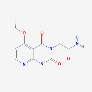 2-(5-ethoxy-1-methyl-2,4-dioxo-1,2-dihydropyrido[2,3-d]pyrimidin-3(4H)-yl)acetamide