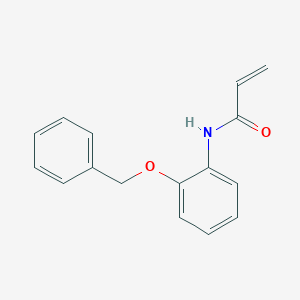 N-(2-Phenylmethoxyphenyl)prop-2-enamide