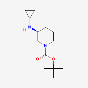 molecular formula C13H24N2O2 B2809380 (S)-tert-Butyl 3-(cyclopropylamino)piperidine-1-carboxylate CAS No. 1354020-81-7