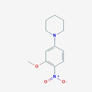 1-(3-Methoxy-4-nitrophenyl)piperidine