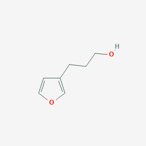 molecular formula C7H10O2 B2809415 3-(Furan-3-yl)propan-1-ol CAS No. 56859-92-8