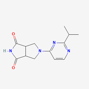 5-(2-Propan-2-ylpyrimidin-4-yl)-3a,4,6,6a-tetrahydropyrrolo[3,4-c]pyrrole-1,3-dione