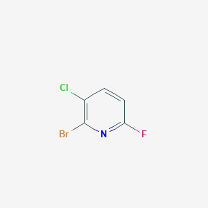 molecular formula C5H2BrClFN B2809427 2-Bromo-3-chloro-6-fluoropyridine CAS No. 1211515-01-3