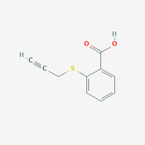 molecular formula C10H8O2S B2809432 2-(Prop-2-yn-1-ylsulfanyl)benzoic acid CAS No. 53918-34-6
