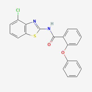 N-(4-chloro-1,3-benzothiazol-2-yl)-2-phenoxybenzamide