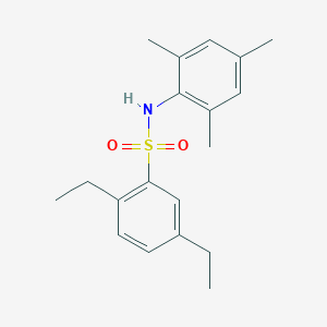 molecular formula C19H25NO2S B280958 2,5-diethyl-N-mesitylbenzenesulfonamide 