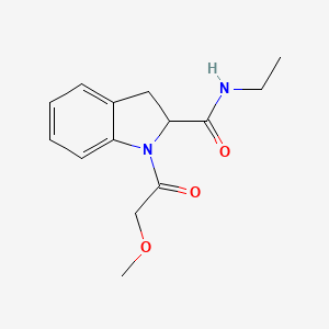 molecular formula C14H18N2O3 B2809598 N-乙基-1-(2-甲氧基乙酰)吲哚-2-甲酰胺 CAS No. 1103515-28-1