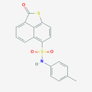 molecular formula C18H13NO3S2 B280960 N-(4-methylphenyl)-2-oxo-2H-naphtho[1,8-bc]thiophene-6-sulfonamide 