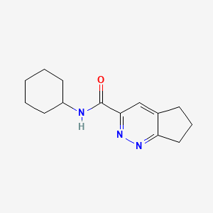 N-Cyclohexyl-6,7-dihydro-5H-cyclopenta[c]pyridazine-3-carboxamide