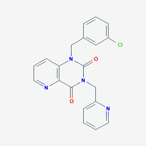 B2809659 1-(3-chlorobenzyl)-3-(pyridin-2-ylmethyl)pyrido[3,2-d]pyrimidine-2,4(1H,3H)-dione CAS No. 941989-58-8