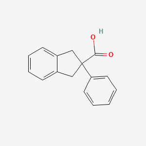 2-Phenyl-2,3-dihydro-1H-indene-2-carboxylic acid