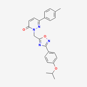 2-{[3-(4-isopropoxyphenyl)-1,2,4-oxadiazol-5-yl]methyl}-6-(4-methylphenyl)pyridazin-3(2H)-one