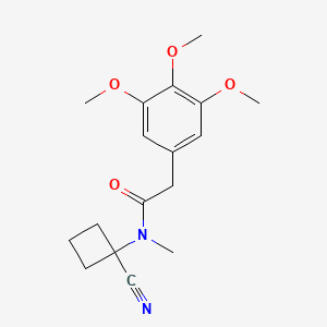N-(1-cyanocyclobutyl)-N-methyl-2-(3,4,5-trimethoxyphenyl)acetamide