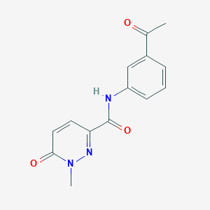 N-(3-acetylphenyl)-1-methyl-6-oxo-1,6-dihydropyridazine-3-carboxamide