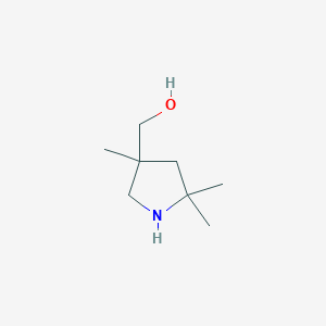(3,5,5-Trimethylpyrrolidin-3-yl)methanol