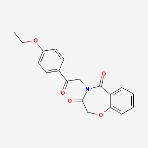4-(2-(4-ethoxyphenyl)-2-oxoethyl)benzo[f][1,4]oxazepine-3,5(2H,4H)-dione